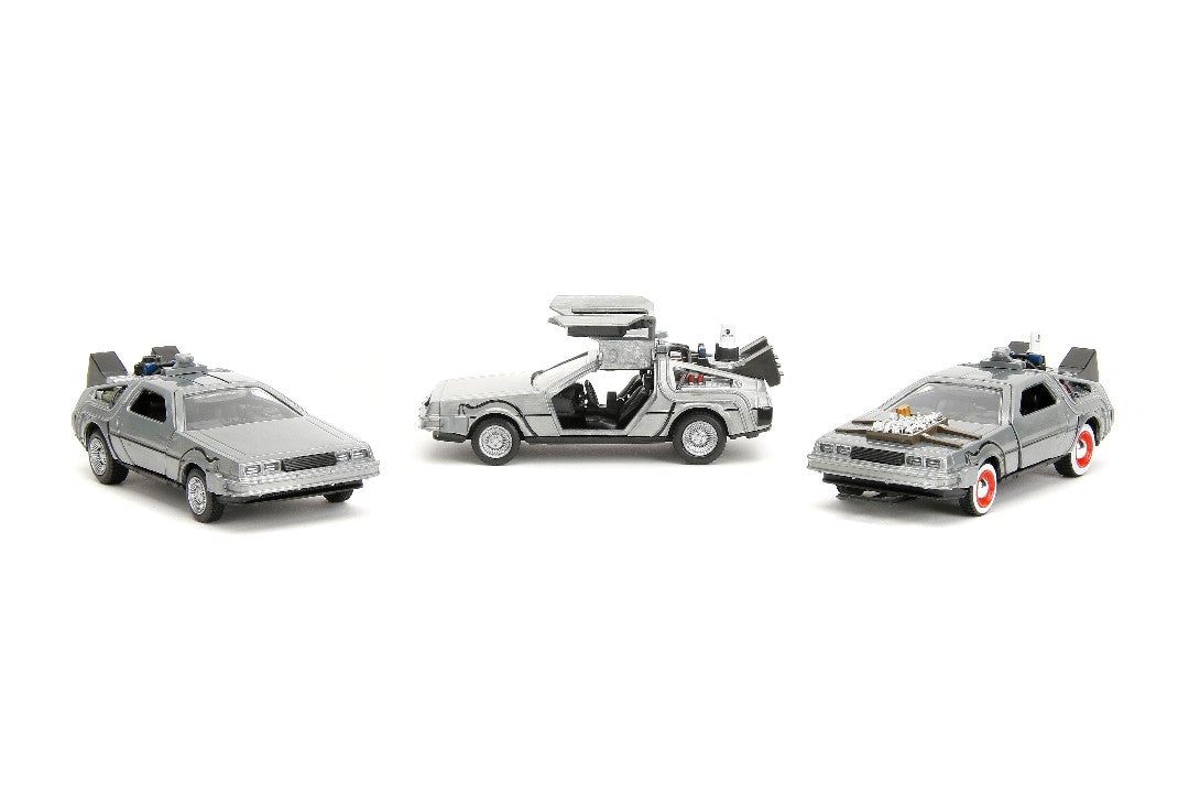 Jada "Hollywood Rides" 1/32 Retour vers le Futur Lot de 3 (JAD33399-HP)