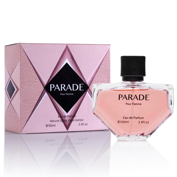 Parade for Women EDP- Amber & Floral Fragrance - Top Notes of Pear, Tangerine & Bergamot - Bourbon Vanilla, Soft White Musk & Benzoin form The Sweet, Powdery Base - Elegant 100ml Bottle