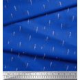 thumbnail image 3 of Soimoi Blue Rayon Fabric Arrows Arrow Print Sewing Fabric Yard 42 Inch Wide, 3 of 3