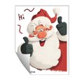thumbnail image 2 of Fwttom Santa Claus Bedroom Living Room Home Wall Beautification Wall Sticker Window Sticker, 2 of 7