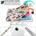 thumbnail image 4 of DuraSafe Cases iPad PRO 11 2020 2021 2022 [ PRO 11 Inch 2 3 4 Generation ] Trifold Printed PC Lightweight Protective Clear Back Cover - Color Grid, 4 of 6