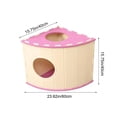 thumbnail image 3 of Lit pour Chat en Feutre en Forme d'Éventail – Grande Cachette Fermée pour Plusieurs Chats avec Conception Résistante aux Égratignures et Respirante – Toutes Saisons, outil-Free Assembly, Grotte pour Animal Gain de Place pour Dormir, 3 of 5