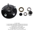 thumbnail image 4 of Hub 5 Lugs Trailer Idler Hub Kit With Grease Seals  And Rubber Plug For 3500 Lbs Axles, 4 of 8