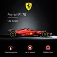 thumbnail image 2 of VOLTZ TOYS Licensed Ferrari F1-75 RC Car 1:12 Scale Formula 1 Remote Control Race Car with 2.4GHz, LED Lights, Official Ferrari Model for Kids & Adults, 2 of 6