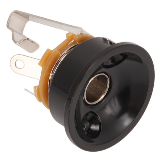 Guitar Output Jack, Metal Bright Color Guitar Stereo Output Socket For Party Black,Silver,Golden