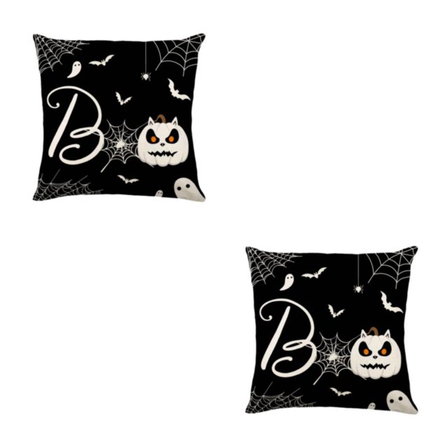 QualitChoice Soft And Easy-care Halloween Throw Pillow Covers For Creepier Look JYM328-3 2Set