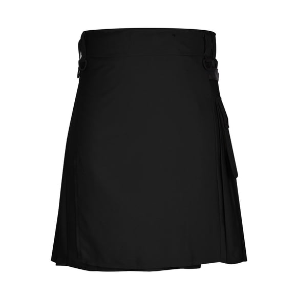 Nuoqisi Men's Standard Utility Kilt, Modern Scottish Kilt for Everyday Wear, with Adjustable Hip Straps & Cargo Pockets