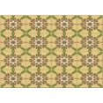 thumbnail image 1 of Ahgly Company Machine Washable Indoor Rectangle Transitional Light Brown Area Rugs, 2' x 4', 1 of 7