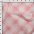 thumbnail image 4 of oneOone Cotton Poplin Red Fabric Geometric Fabric For Sewing Printed Craft Fabric By The Yard 56 Inch Wide, 4 of 4