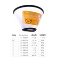 thumbnail image 4 of serony Translucent Dog Protective Collar Pet Wound Anti-Bite Ring Protective Cover Cat Dog Bath Shield No.08 1Set, 4 of 6