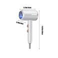 thumbnail image 3 of XYAIYT High Speed Brushless Motor Ionic Hair Dryer with Negative Hydronium Technology for Fast Drying Low Noise and Temperature Control Suit for Home Use or Gift(White), 3 of 8