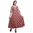 thumbnail image 1 of Bimba Robe Décontractée AnarkaliKurtiMaxi Imprimée IndianKurtisFor Women, 1 of 6
