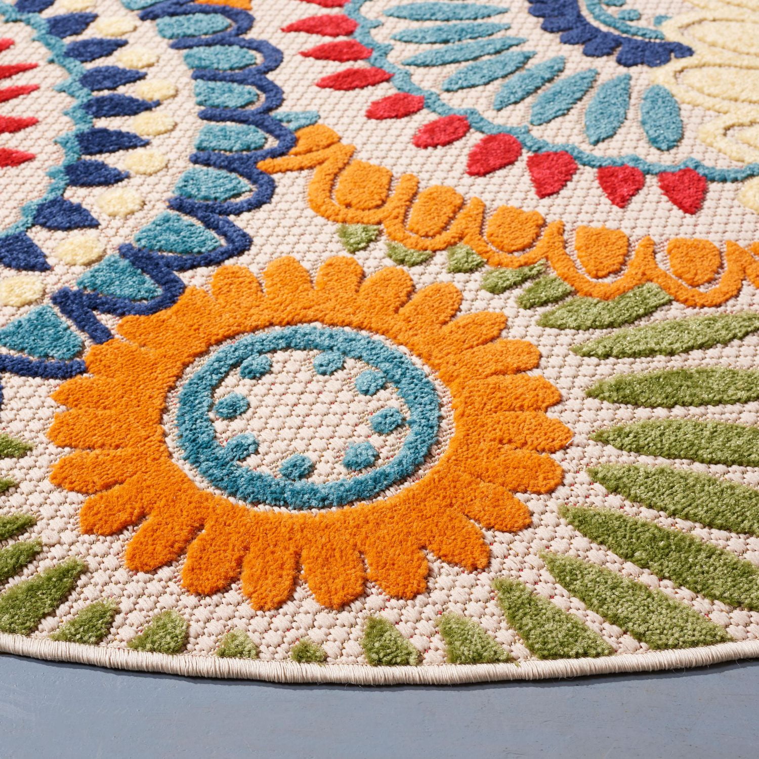 Safavieh Cabana Marina Suzani Outdoor Area Rug