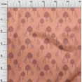 thumbnail image 2 of oneOone Viscose Jersey Fabric Tree & Giraffe Block Print Fabric By Yard 60 Inch Wide, 2 of 5