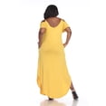 thumbnail image 3 of White Mark Women's Cold Shoulder Maxi Dress, 3 of 4