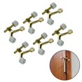 thumbnail image 1 of Hinge Pin Door Stops Heavy Duty Adjustable-Anti-rust coating gold- 6 PACK, 1 of 8