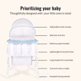 thumbnail image 3 of Dream On Me Lacy, Portable 2-in-1 Bassinet and Cradle, #442, 3 of 7