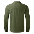 thumbnail image 5 of Kcodviy Homme Été Uni Décontracté Dragon Homme Grande Taille Chemise Ample une Manche Justaucorps Homme Col Rabattu Chemises de Pyjama Homme Manche Courte Chemise à Manches Longues, 5 of 5