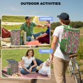 thumbnail image 4 of Tropical Flower and Leaves Insulated Cooler Backpack, Leakproof Waterproof Lunch Backpack for Beach Vacations, Camping, 4 of 6