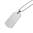 thumbnail image 1 of Tag Necklace,Military Tag Necklace Titanium Pendant Necklace Tag Pendant Necklace Unrivaled Performance, 1 of 12