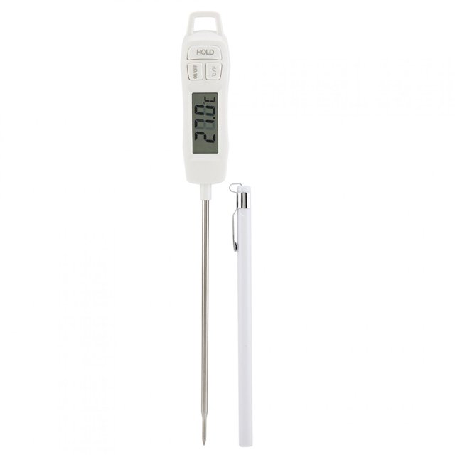 TICFOX Thermomètre De Cuisson,Thermomètre Numérique Pour Liquide Alimentaire,Testeur De Température Pour Barbecue,Viande,Sucre,Lait,Eau