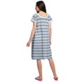 thumbnail image 4 of Moomaya Chemise de Nuit d'Allaitement pour Femmes à Col Rond Imprimée en Popeline de Coton, 4 of 4