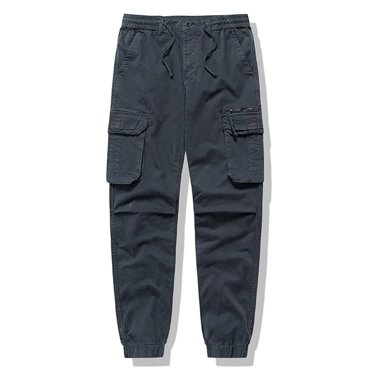 Tunhigl Pantalon Cargo Jogger Décontracté pour Homme avec Multiples Poches et Taille Élastique, Coupe Ample Stylée, Pantalon de Travail Parfait pour le Quotidien et les Activités de Plein Air