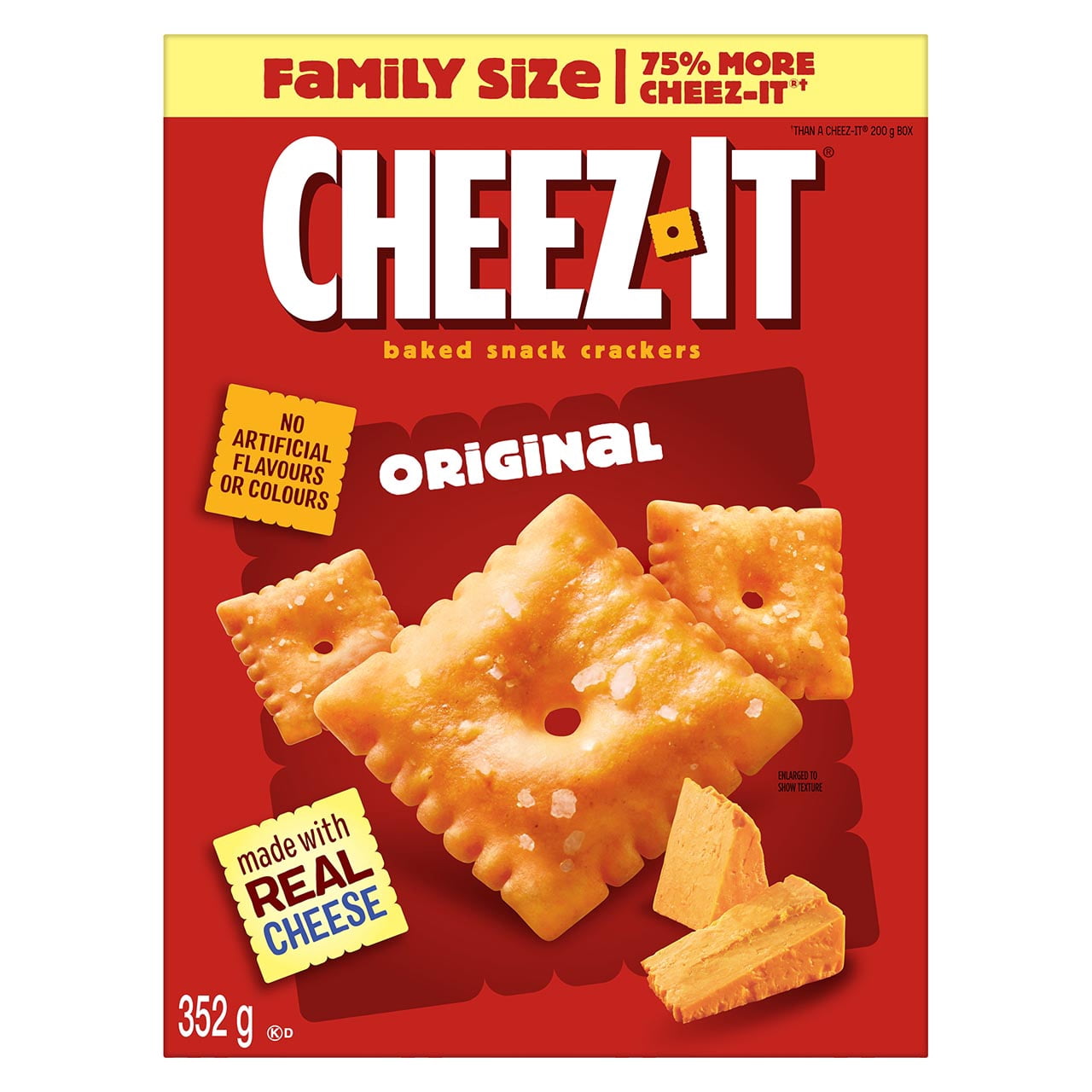 Cheez-It* Baked Snack Crackers Original 352 g