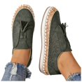 thumbnail image 2 of 2025 Chaussures Décontractées pour Femmes Chaussures de Travail Décontractées à Franges Ajourées pour Femmes Bureau Extérieur Bout Rond Plates à Enfiler Chaussures à Enfiler Décontractées pour Femmes, 2 of 5