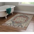 thumbnail image 4 of Great Zero Anlow Ivory & Blue 3' x 5' Accent Rug, 4 of 6