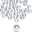 thumbnail image 2 of Uxcell Hotfix Rhinestones Flatback Crystal Glass Gems for Craft Clothes DIY Decoration White 4.8mm, 2 of 5