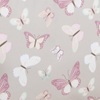 Sac à dos Madison & Dakota beige papillon, 17 pouces
