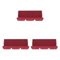thumbnail image 3 of kurtrusly Made With Polyester Outdoor Swing Cushion Multifunctional Easy To Breathable And Comfortable wine red 3Set, 3 of 6