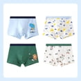 thumbnail image 2 of MIASHUI Boys Boxer Briefs Underwear Cute Cartoon Cotton Underpants 4 Pack,160, 2 of 3