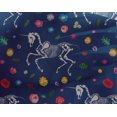 thumbnail image 4 of oneOone Georgette Viscose Medium Blue Fabric Skull Craft Projects Decor Fabric Printed By The Yard 42 Inch Wide, 4 of 4