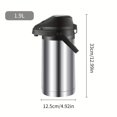 thumbnail image 2 of GRM Stainless Steel Airpot Hot & Cold Drink Dispenser, 2 of 4