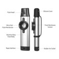thumbnail image 4 of Eccomum Alliage d'Aluminium Kazoo Instrument à Vent Instrument de Musique pour les Débutants Argent, 4 of 5