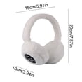 thumbnail image 4 of Bowayaoa Cache-Oreilles Bluetooth Casque Sans Fil avec Micro, Cache-Oreilles Chauds pour l'Hiver, Écouteurs Réducteurs de Bruit pour la Musique, Casque de Sport Pliable pour Usage Intérieur Extérieur, 4 of 7