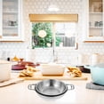thumbnail image 4 of 2Pcs Stainless Steel Wok with Handles Kitchen Cooking Pan Kitchenware Cooking Metal Wok, 4 of 8