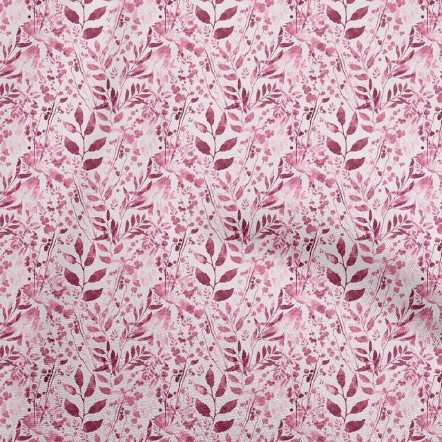 oneOone Viscose Jersey Fuschia Pink Fabric Florals Craft Projects Decor Fabric Printed By The Yard 60 Inch Wide