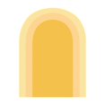 thumbnail image 1 of Bamboohart Arch Wall Decal Boho Arch Wall Sticker Background Home Holiday PVC Wallpaper Blue, 1 of 9