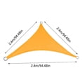 thumbnail image 2 of Auvent Pare-Soleil Triangulaire - Blocage de 95 % des Rayons du Soleil, Polyester à Haute Densité, Imperméable, pour Activités Extérieures sur Patio/cour/jardin, 2 of 3
