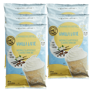 Big Train 3.5 lb. Mélange de café à glace mélangée Vanilla Latte 5 Boîtes