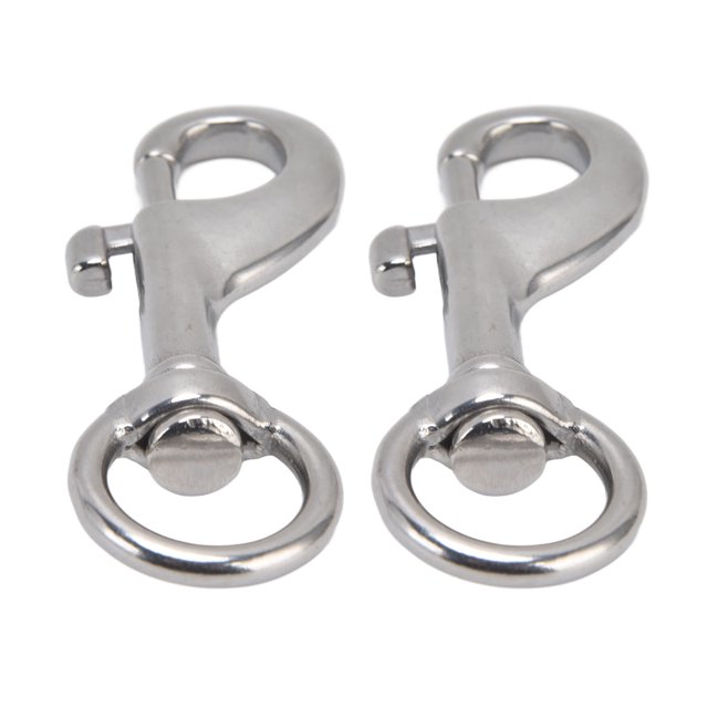Single Ended Diving Clips, 316 Stainless Steel Rotating Snap Hook 3/4in ID For Outdoor For Camera Strap For Clothesline