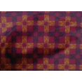 thumbnail image 4 of oneOone Tissu en Popeline de Coton Check & Triangle Imprimé Ikat Tissu BTY 56 Pouces de Large, 4 of 4