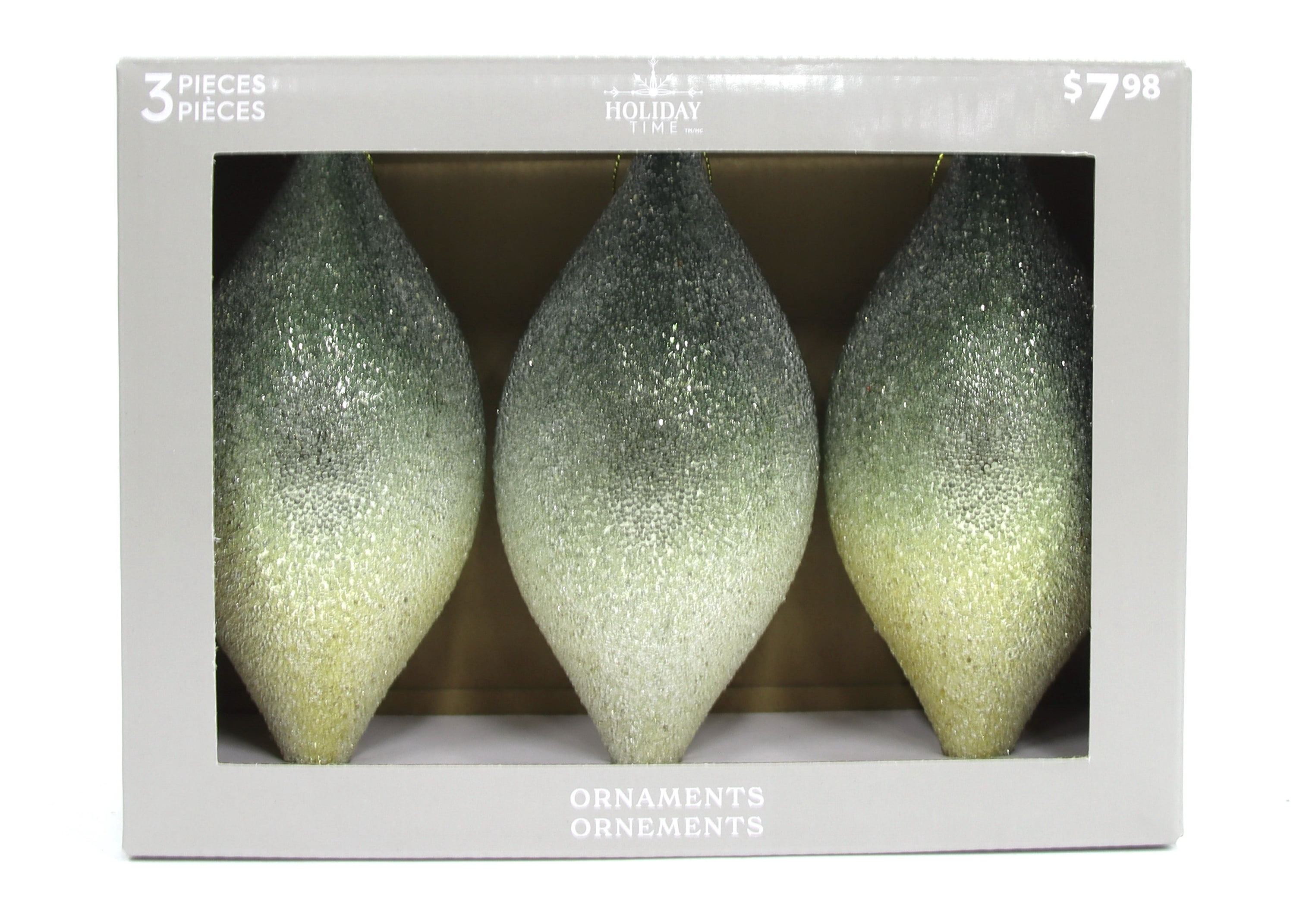 Holiday Time, 3ct Finial Christmas Ornament - Walmart.ca