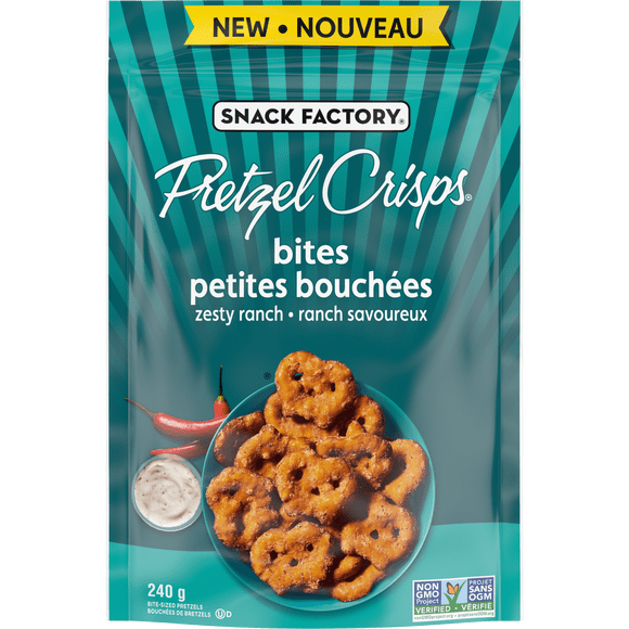 SF Pretzel Crisps Bites Zesty Ranch