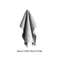 thumbnail image 3 of Qaailabf 13x13 Inch Square Face Towel Cotton Blend Quick Dry Bath Towel Ultra Soft Absorbent Wash Cloth for Bathroom Spa Hotel Home Daily Use, Machine Washable Single pcs White Orange Gray Blue Dark, 3 of 6