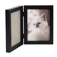 thumbnail image 1 of DesignOvation Gallery Black Hinged Double Picture Frame, 1 of 9