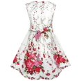thumbnail image 2 of Girls Dress Butterfly Flower Sundress Party 4-5 Years, 2 of 7